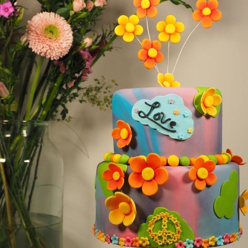 Flower Power Taart