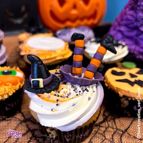 Halloween Heksen Cupcake