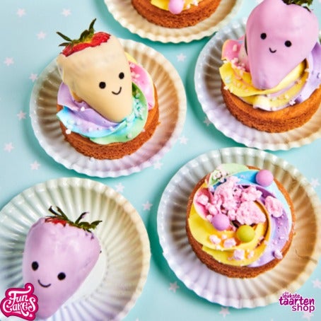 Kawaii Aardbeien met Chocolade