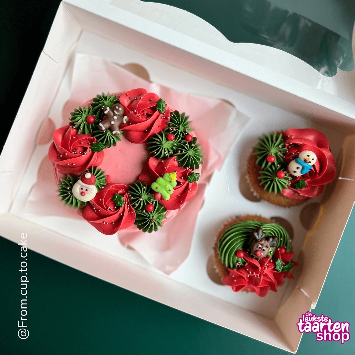 Bento Box Kerstkrans