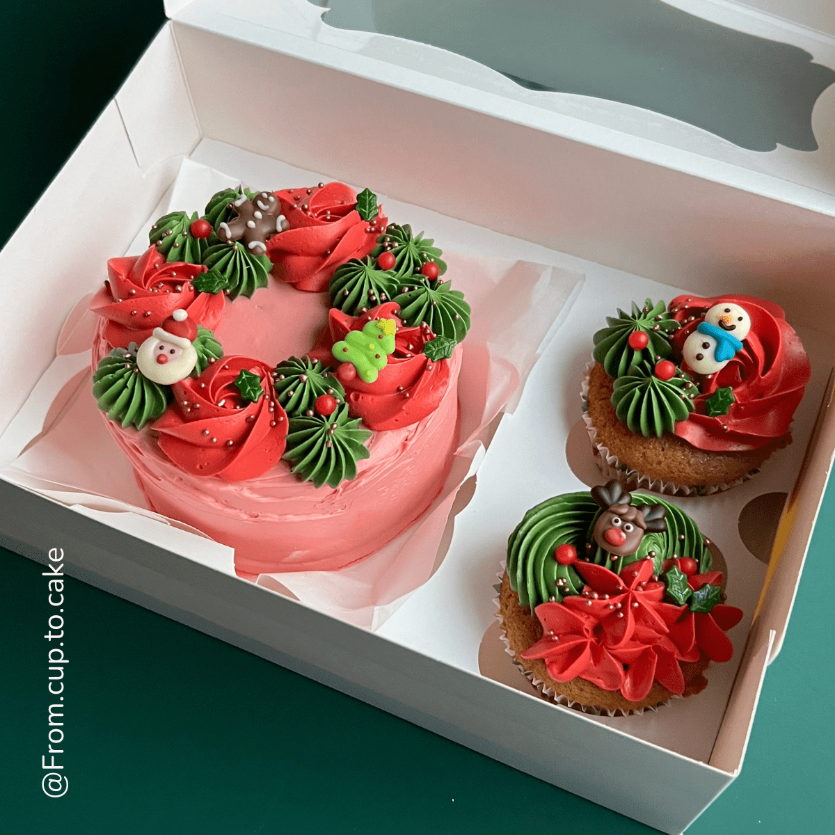 Bento Box Kerstkrans