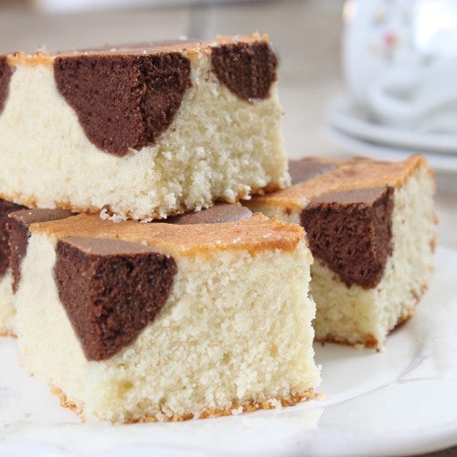 Kokos cake met brownie