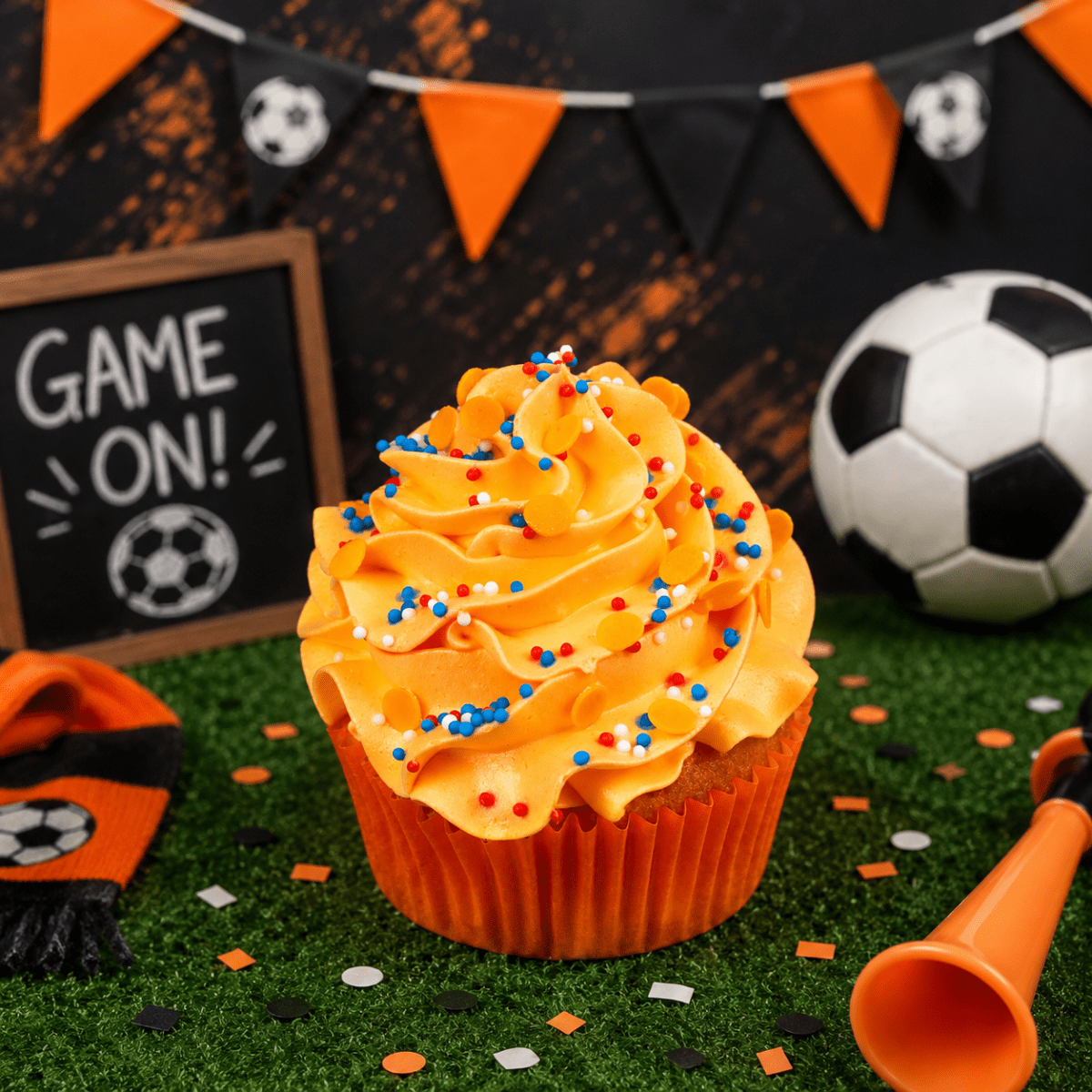 Oranje Cupcakes