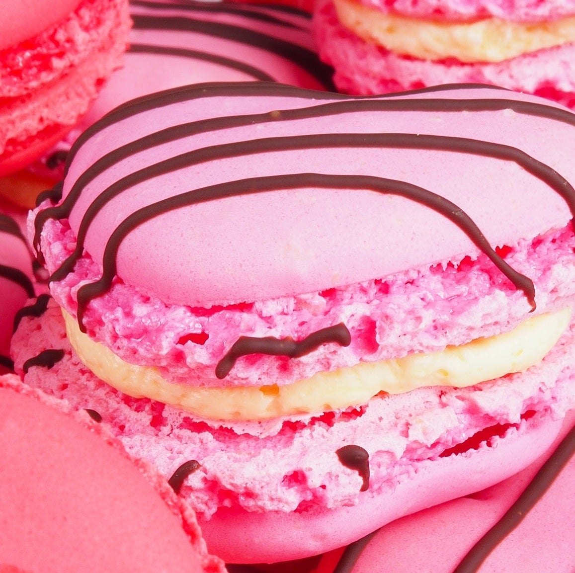 Valentijnmacarons