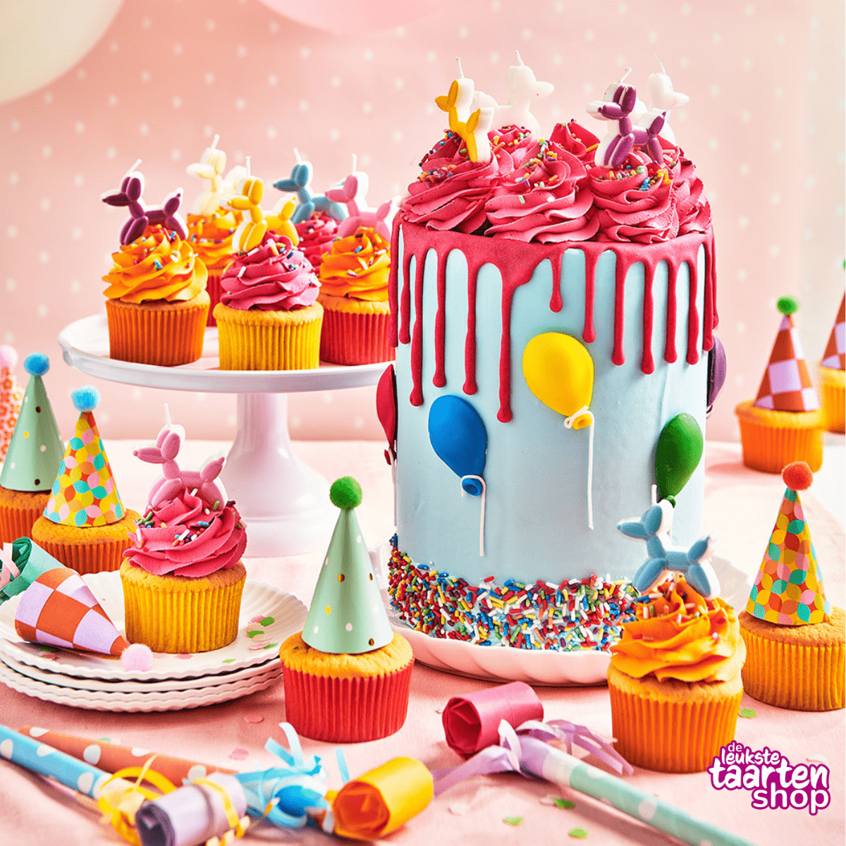 Verjaardag cupcakes 20 jaar Deleukstetaartenshop