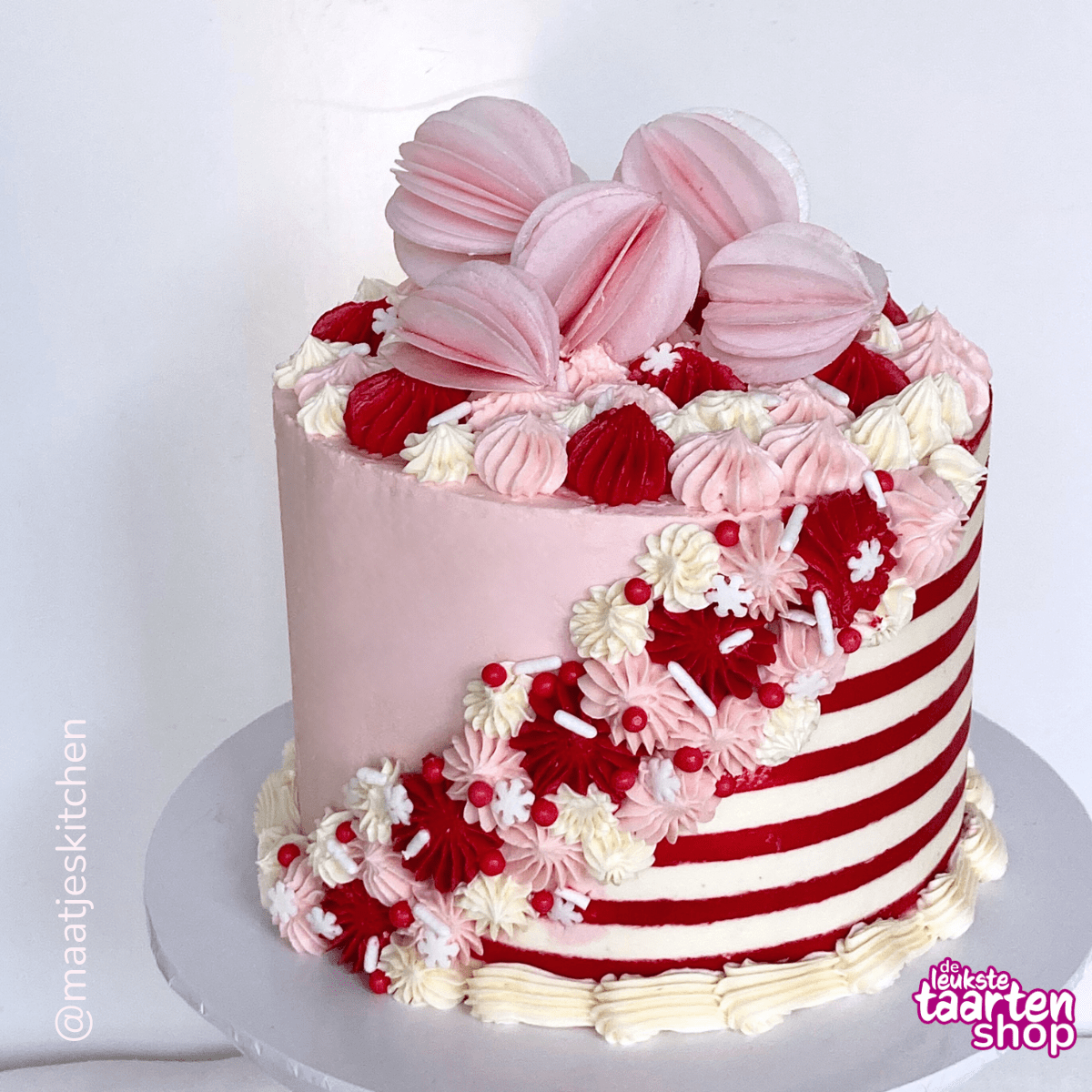 Candy Cane Taart