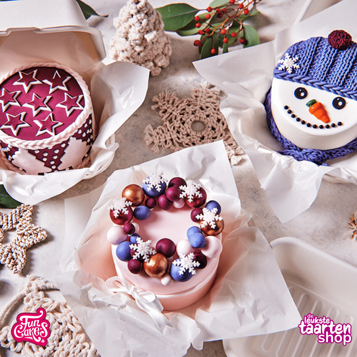 Kerst Bento Cake
