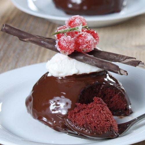 Red velvet chocolade taartjes