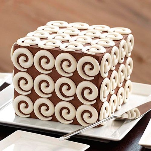 Swirl chocolade dessert