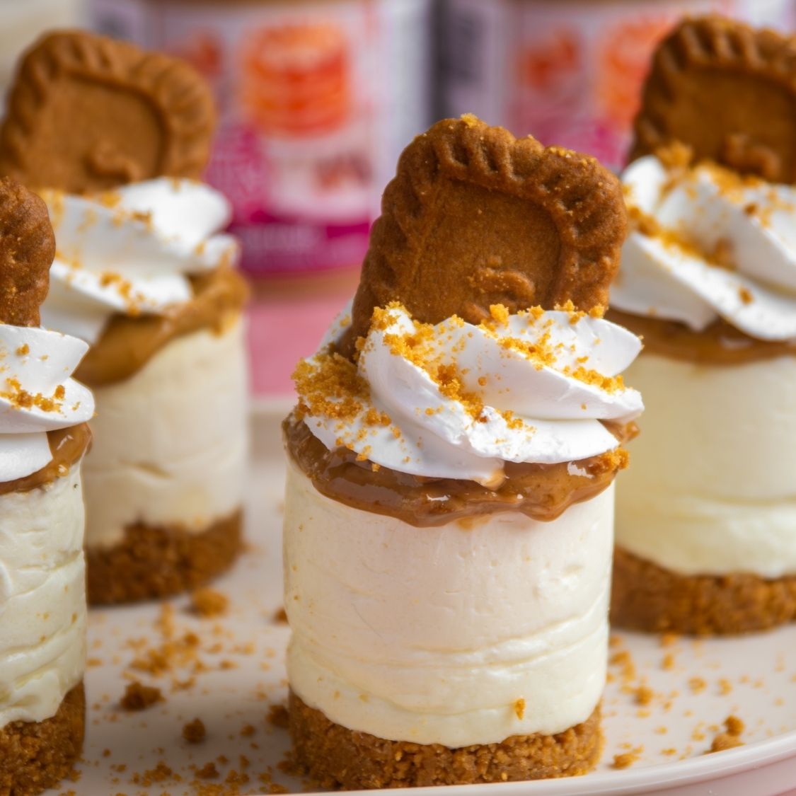 Mini Lotus Bavarois Gebakjes