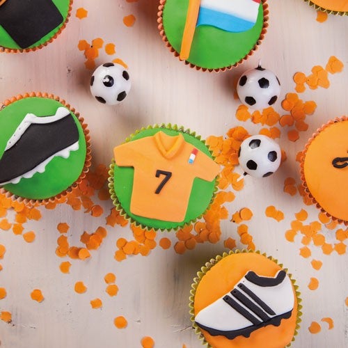 Voetbal Cupcakes