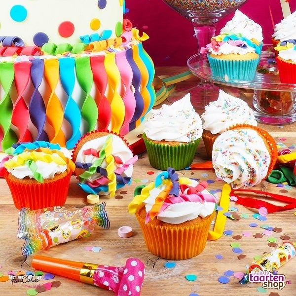 Recept Carnavalscupcakes