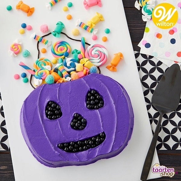 Halloween snoep taart