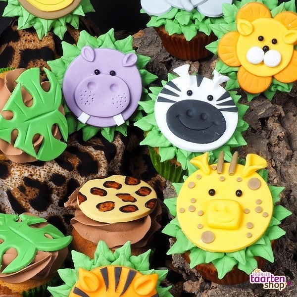 Jungle cupcakes - Bakken met kinderen
