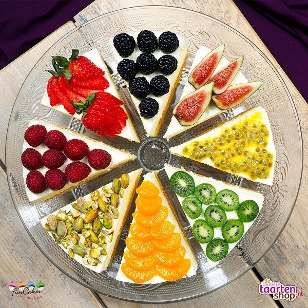 Bavaroistaart met fruit