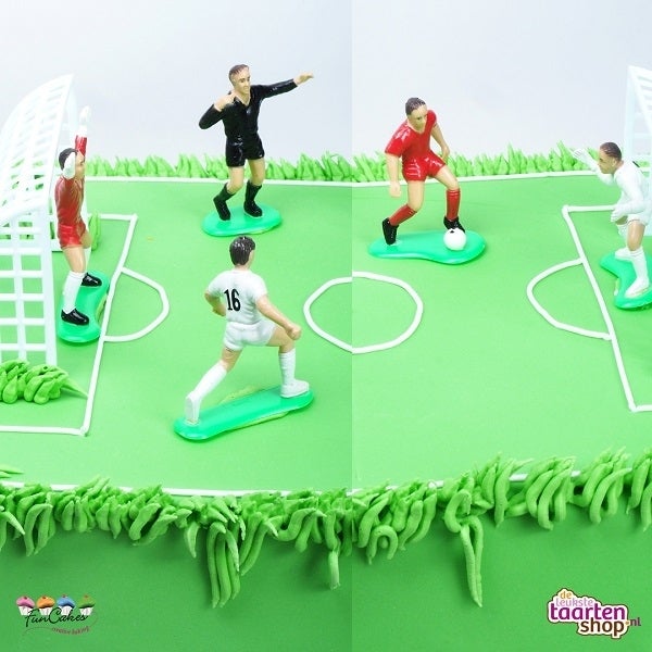 Voetbalveld-taart