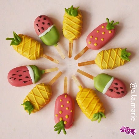 Zomerse Fruit Cakesicles