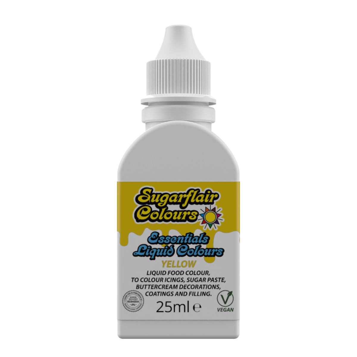 Sugarflair Liquid Colour Jaune 25ml