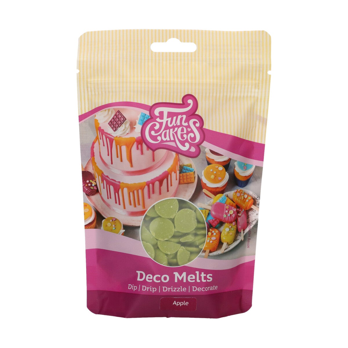 FunCakes Deco Melts Saveur Pomme Verte 250g