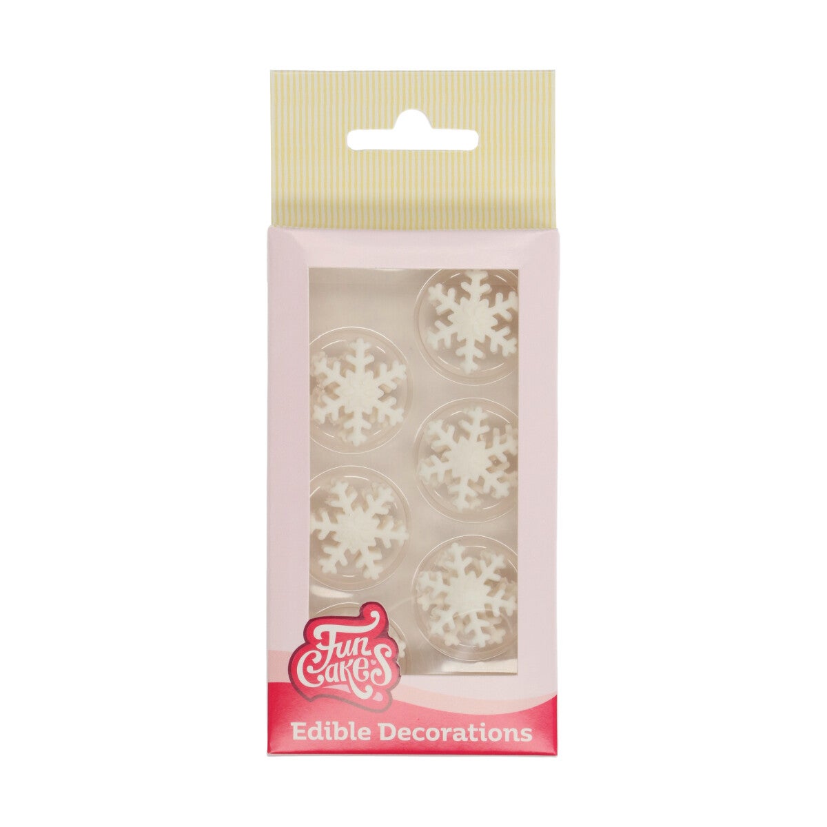 FunCakes Décorations en pâte à sucre Cristaux de glace blancs set/12