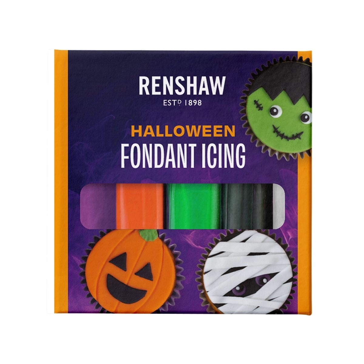 Renshaw Pâte à Sucre Multipack Halloween 5x100g