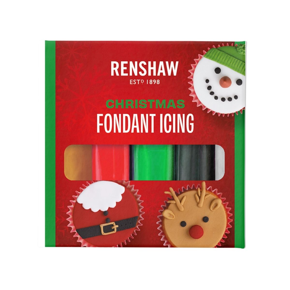 Renshaw Pâte à Sucre Multipack Noël 5x100g