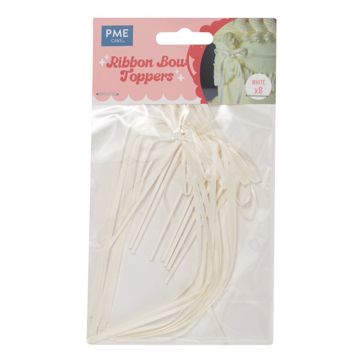 PME Nœuds Décoratifs Blanc pk/8
