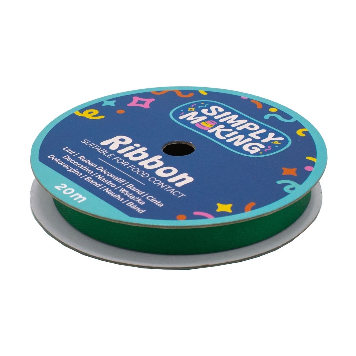 Simply Making Ruban à Gâteau Vert 12mmx20m