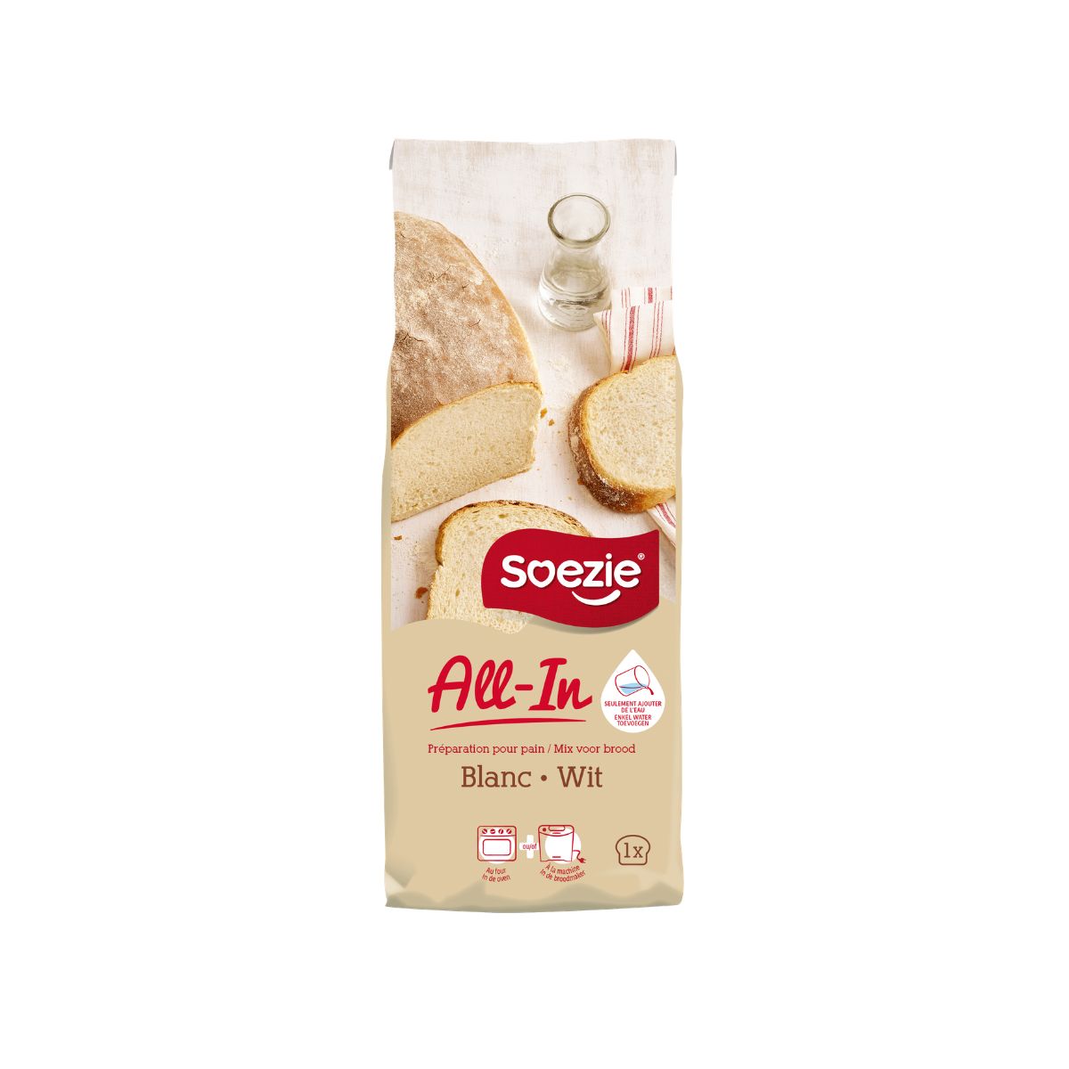 Soezie All-in Mix pour Pain Blanc 500g