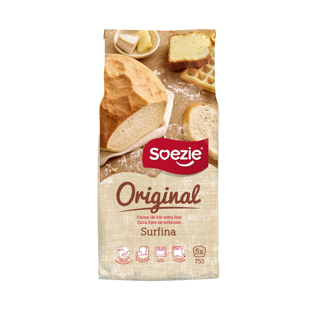 Soezie Original Surfina Farine de Blé T55 2,5kg