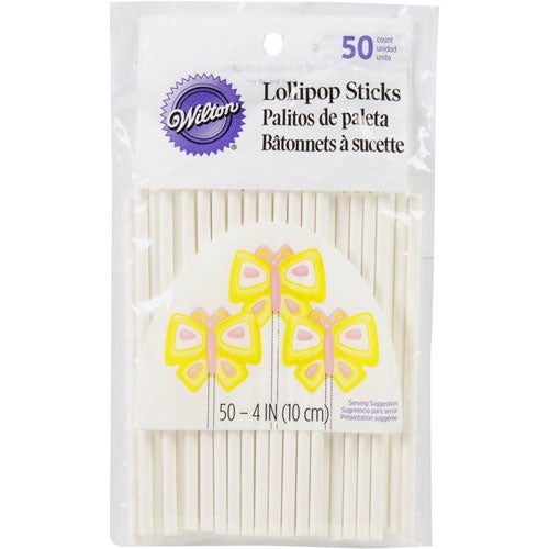 Wilton Lollipop Sticks 10cm, pk/50