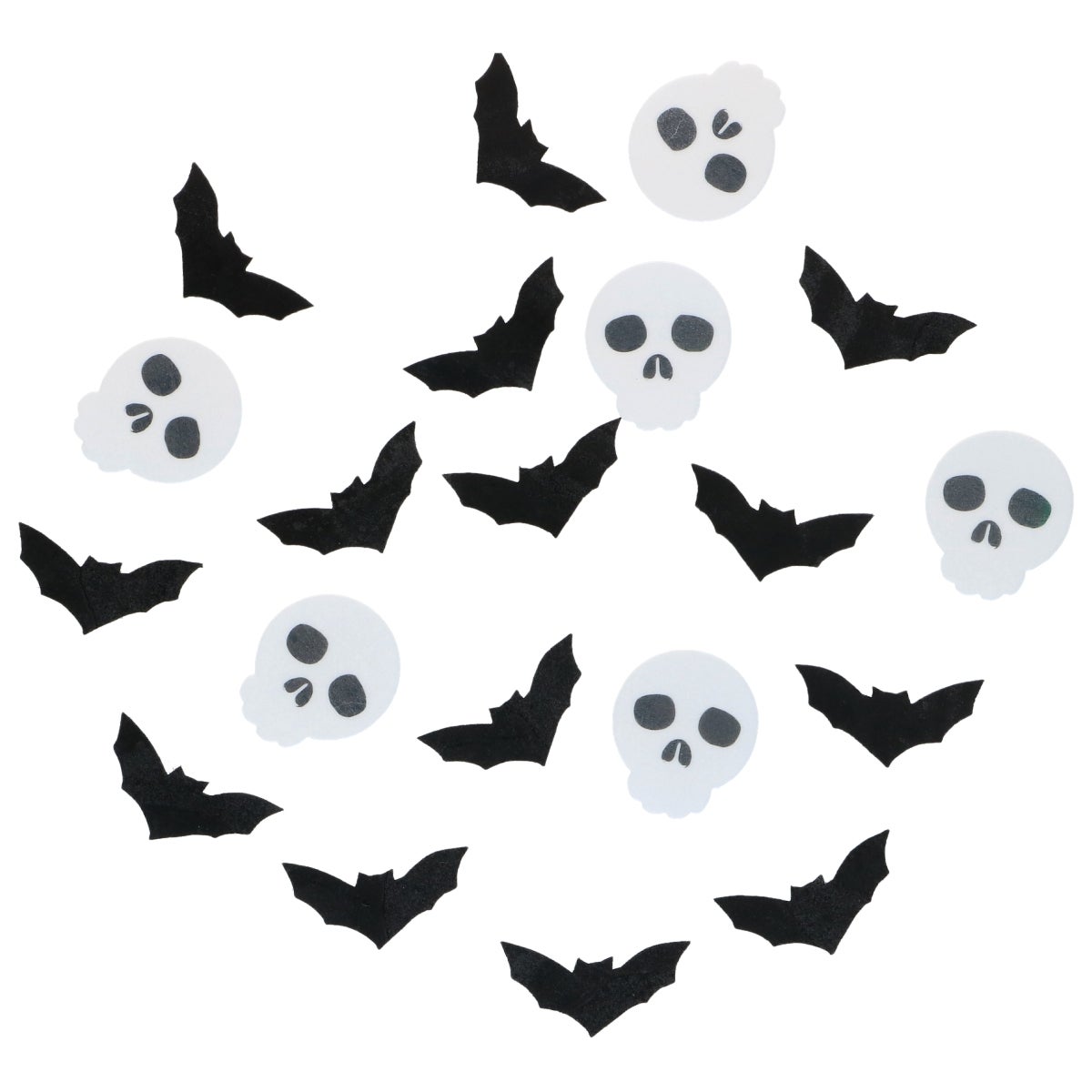 Wilton Décorations en Papier Comestibles Chauves-souris et Crânes set/18