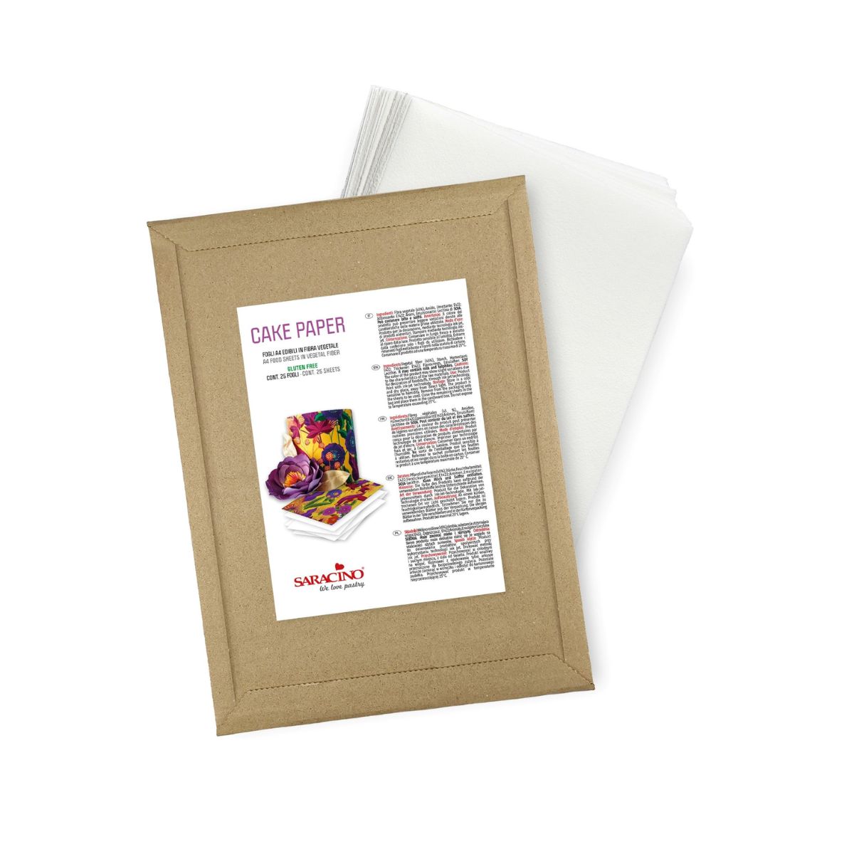 Saracino Papier pour Gâteau Comestible pk/25