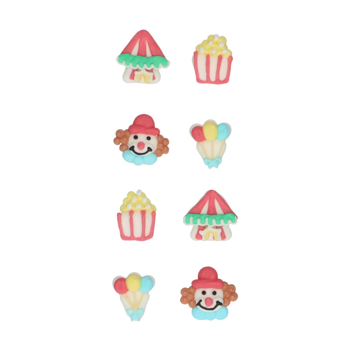 FunCakes Décors en Sucre Cirque set/8