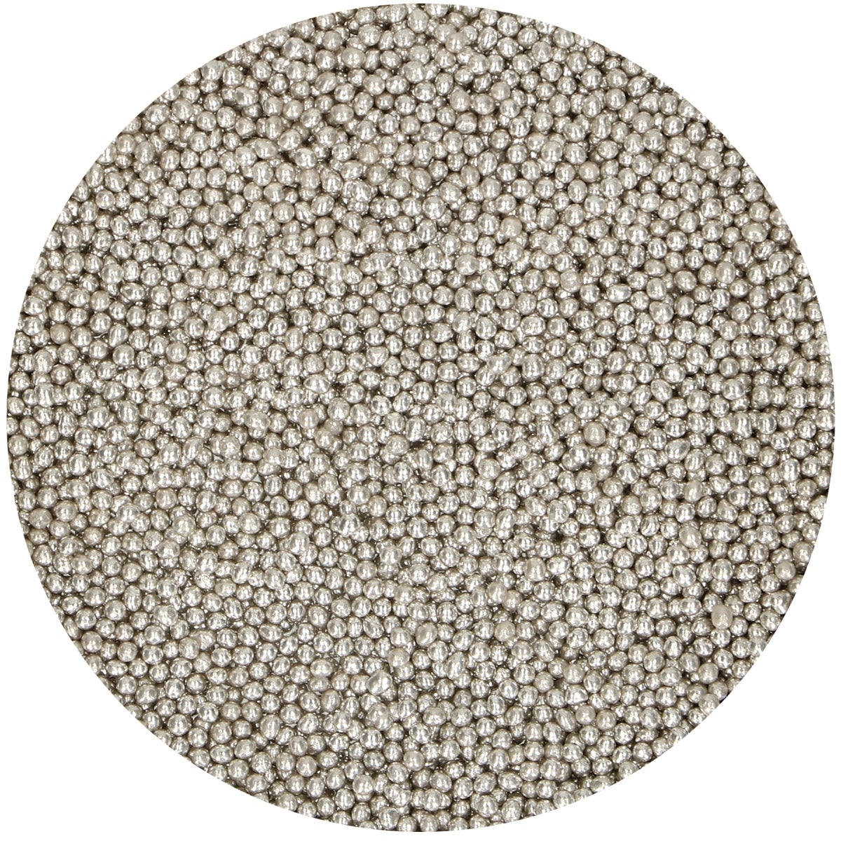 FunCakes Perles en Sucre Small Métalliques Argent 80g