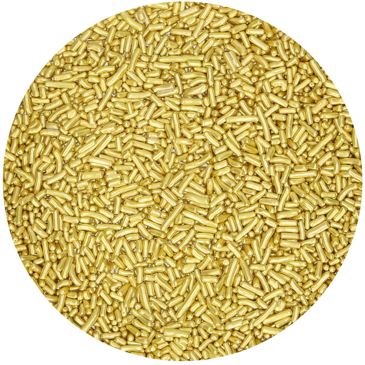 FunCakes Sugar Strands Métalliques Or 80g