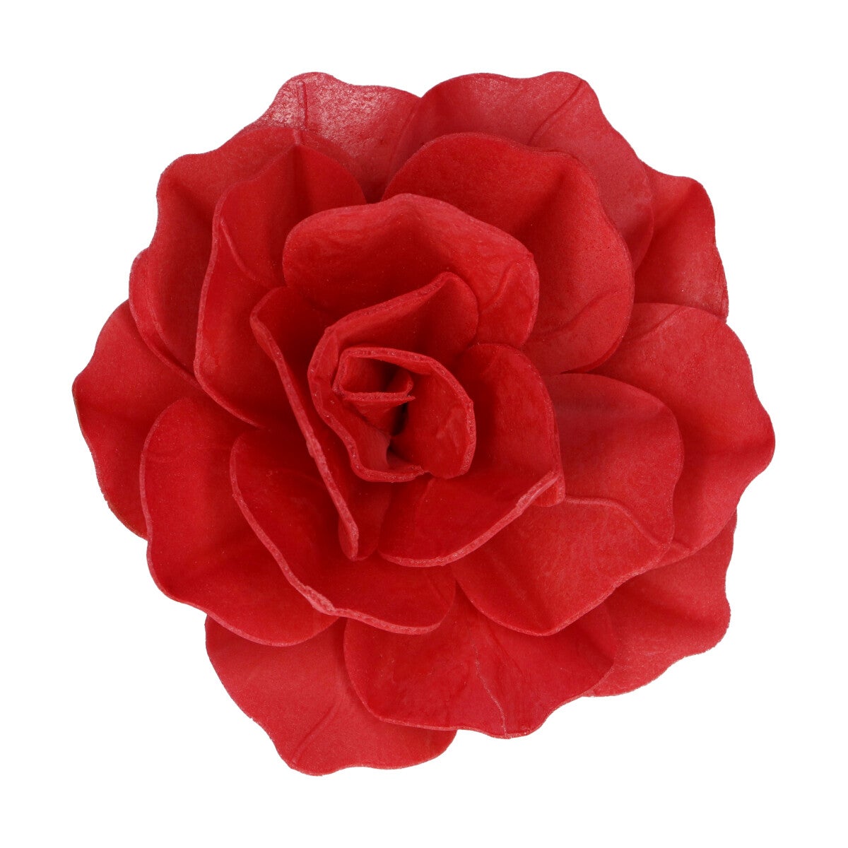 FunCakes Fleurs Comestibles en Azyme Deluxe Rose Pastella Rouge Large pk/1