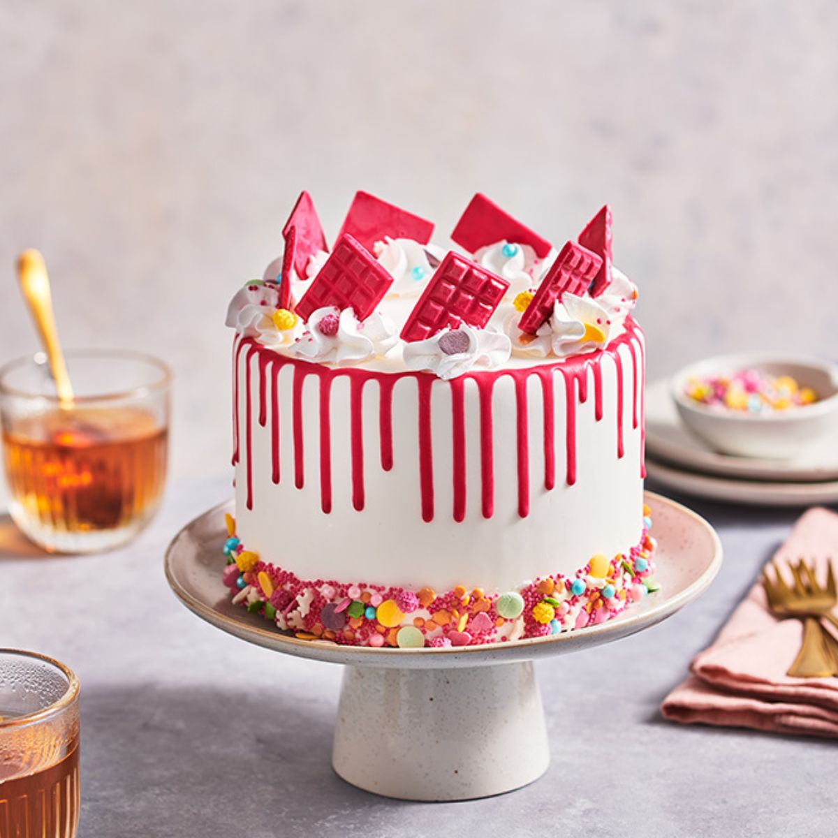 Glaçage à Gâteau FunCakes Rose Fuchsia 180 g