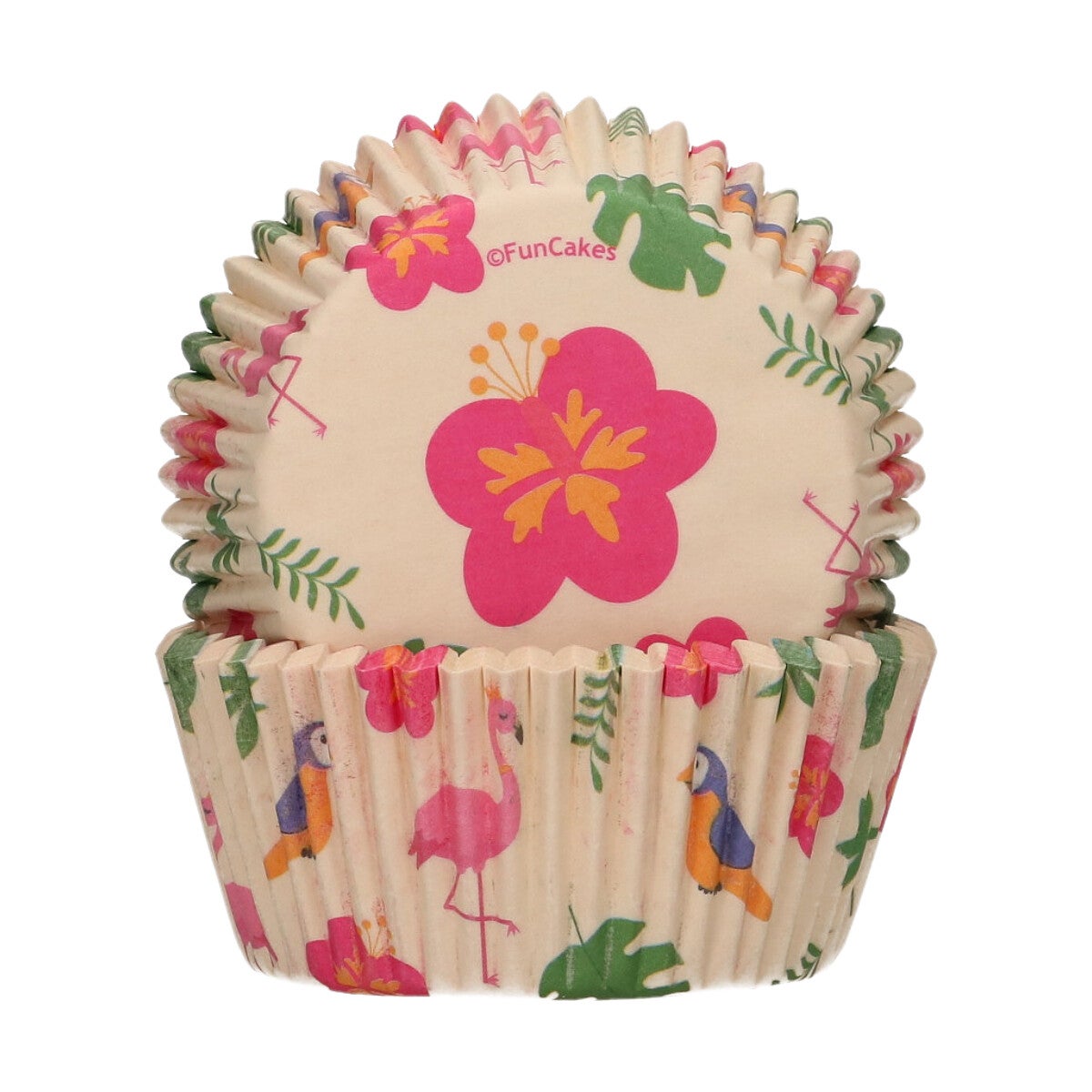 FunCakes Caissettess à cupcake Tropicale pk/48