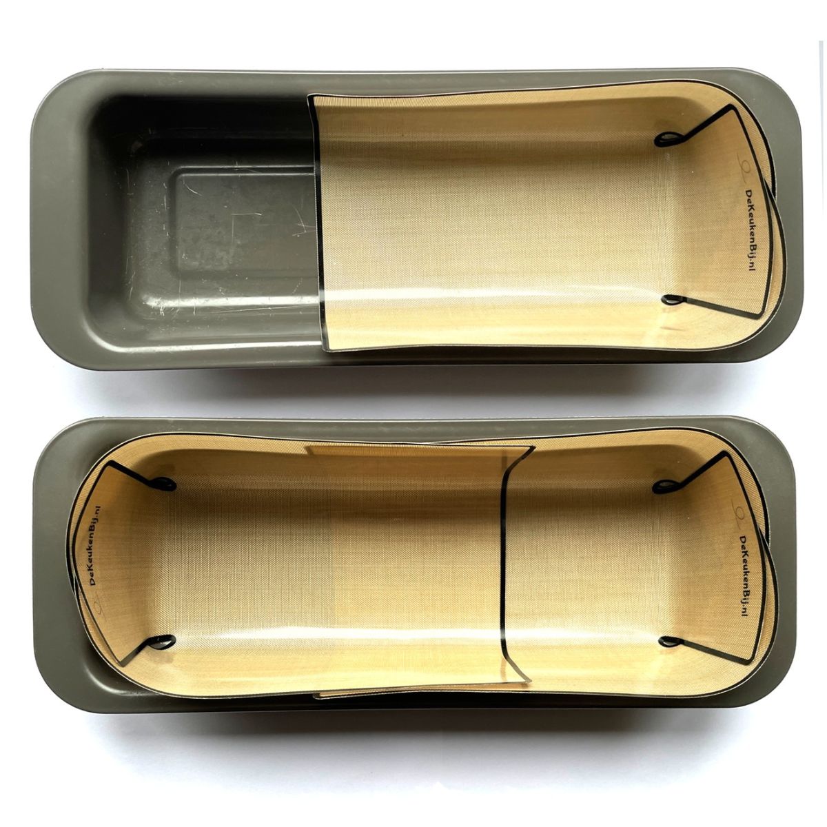 De KeukenBij Papier Cuisson Réutilisable en Silicone Moule à Cake 18 à 31cm