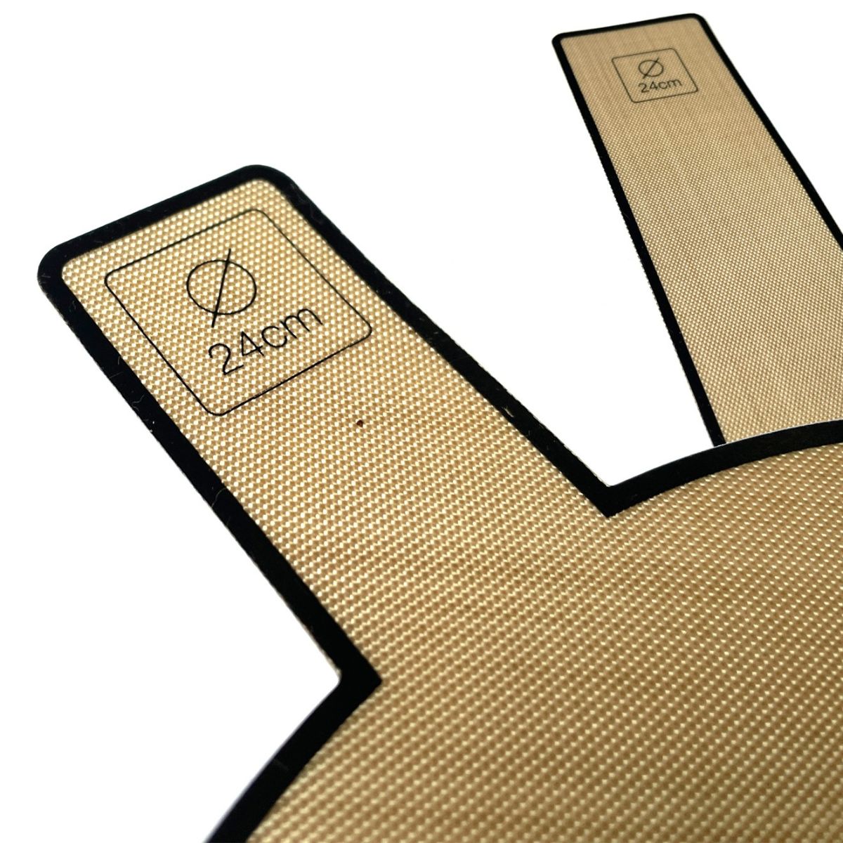 De KeukenBij Papier Cuisson Réutilisable en Silicone Rond Ø24cm