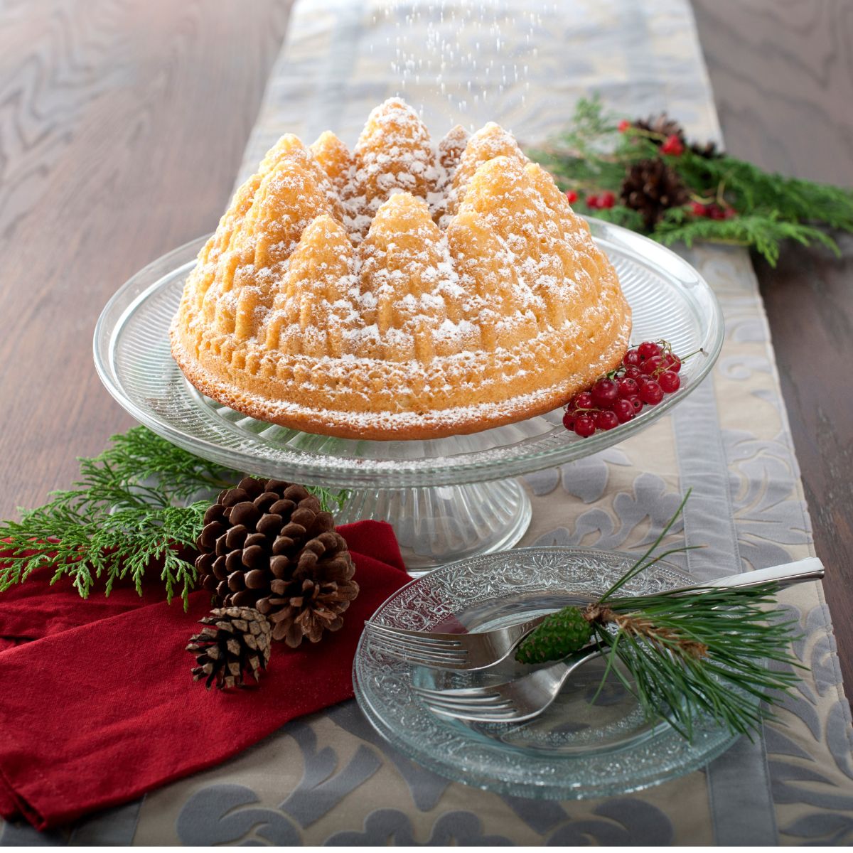 Nordic Ware Moule à Bundt Forêt de Pins Ø24,6cm