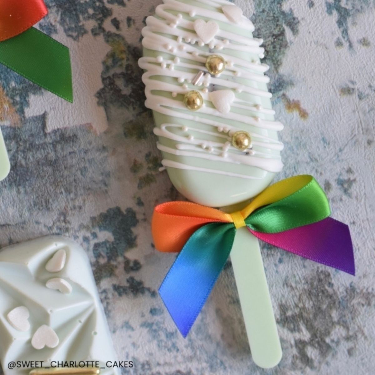 Simply Making Cakesicle Sticks Standard Vert Pastel pk/10