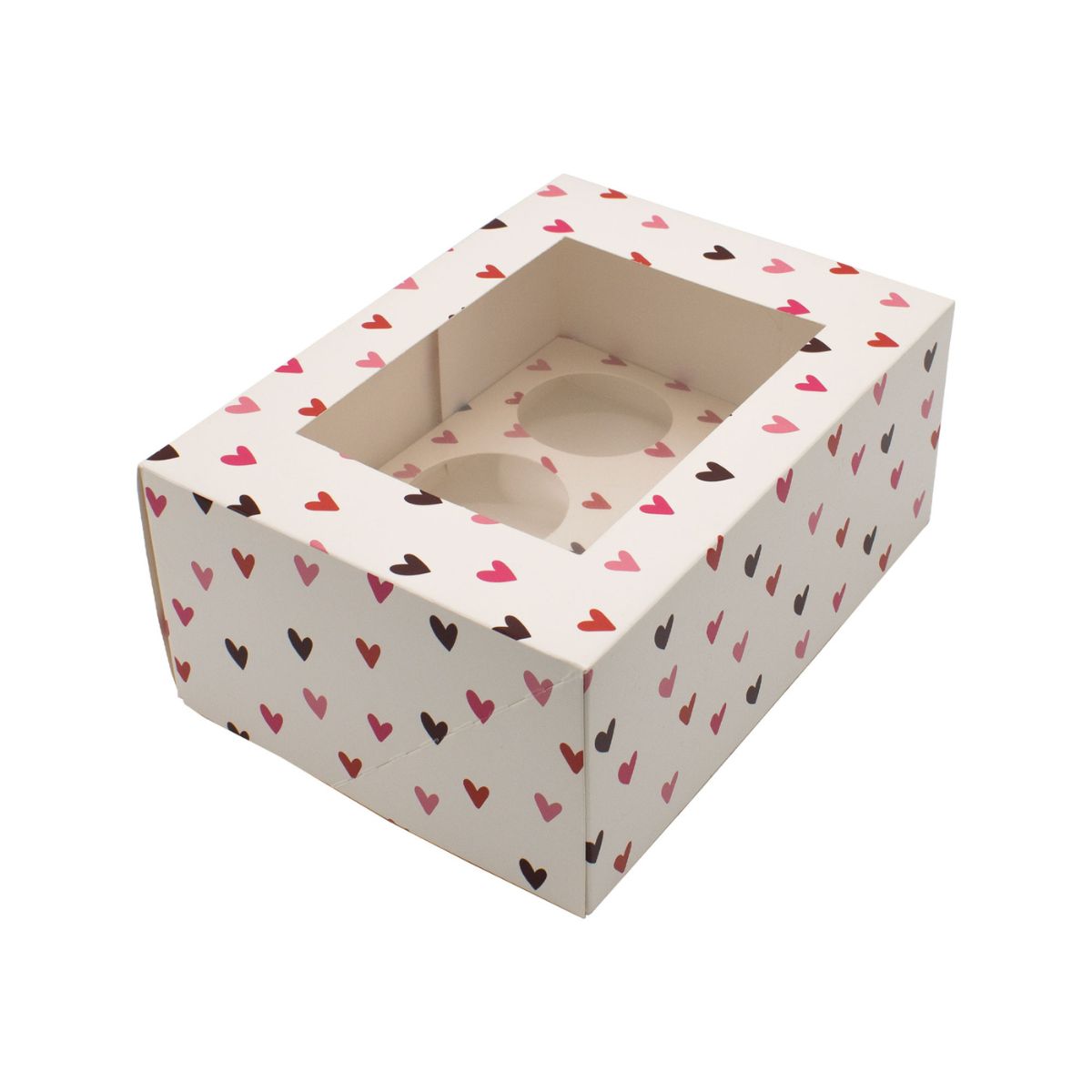 Simply Making Boîte à Cupcakes Lovestruck Hearts 6 pk/2