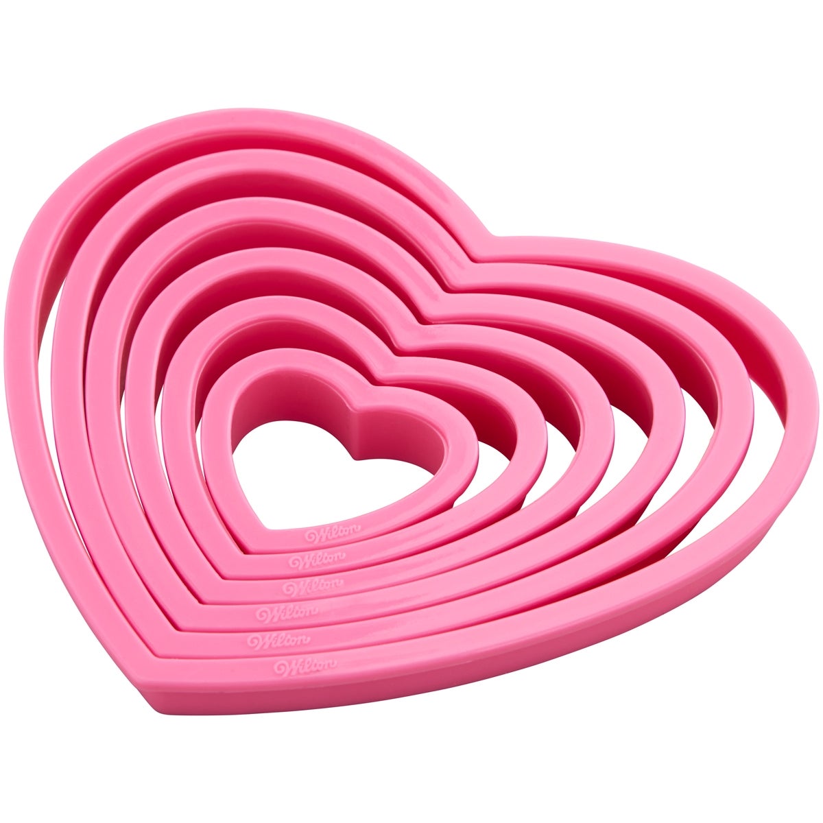 Wilton Set d’Emporte-pièces Cœur Emboîtables set/6