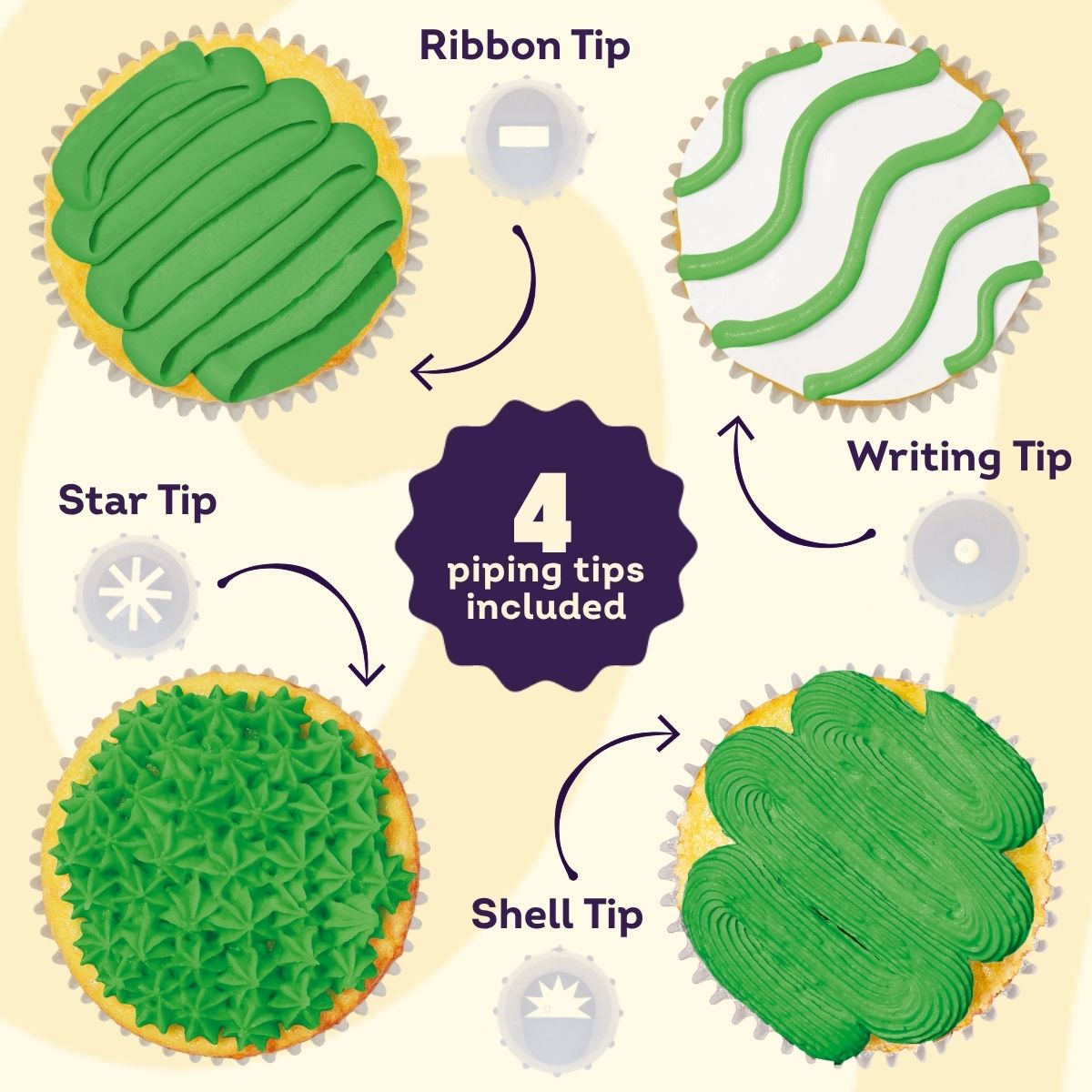 Wilton Glaçage Décoration Vert 212g
