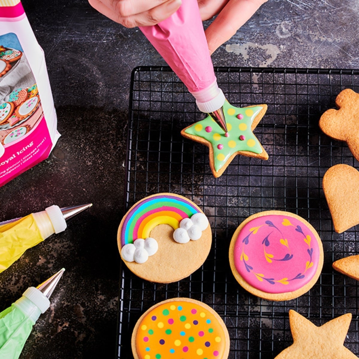 FunCakes Mix pour Glaçage Royal 900g