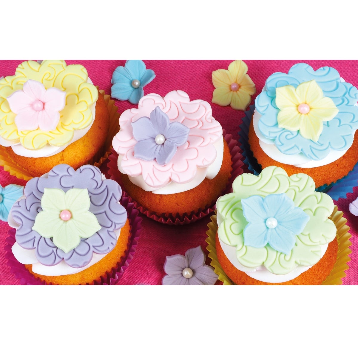 FunCakes Pâte à Sucre Multipack Couleurs Pastel 5x100g