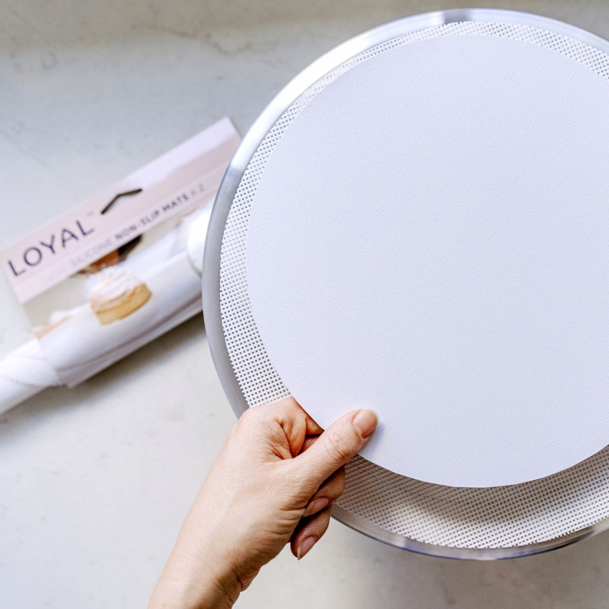 LOYAL Tapis Antidérapants en Silicone Ø30cm pk/2