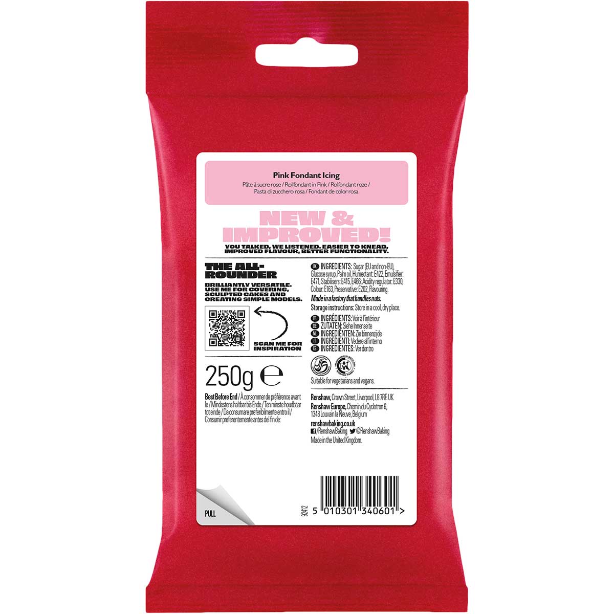 Renshaw Fondant Rose 250g